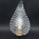Wall light Trasparent Jewel Murano Glass Leave by Barovier e Toso, 1950s