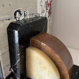 Pair of marble bookends