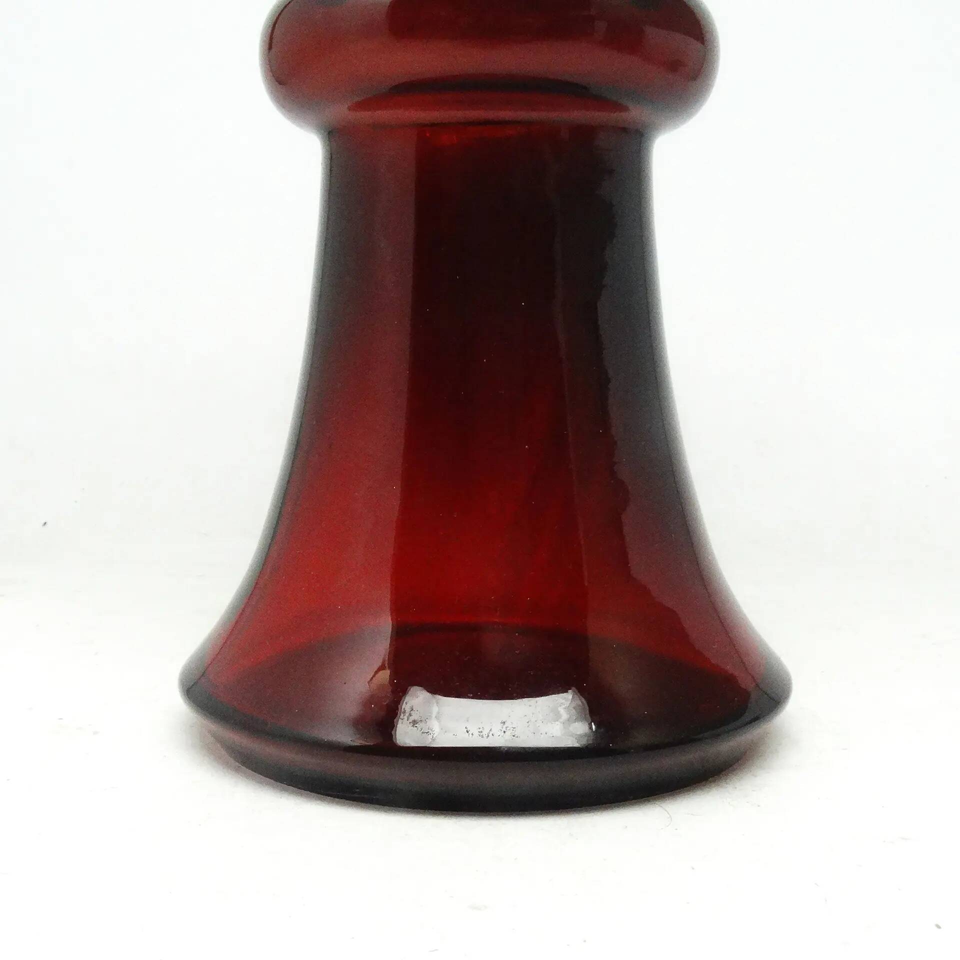 Modernism vase, glass, designed by K. Krawczyk, Poland, 1970s