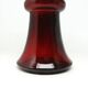 Modernism vase, glass, designed by K. Krawczyk, Poland, 1970s