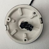 Old red enamelled industrial suspension 30 cm