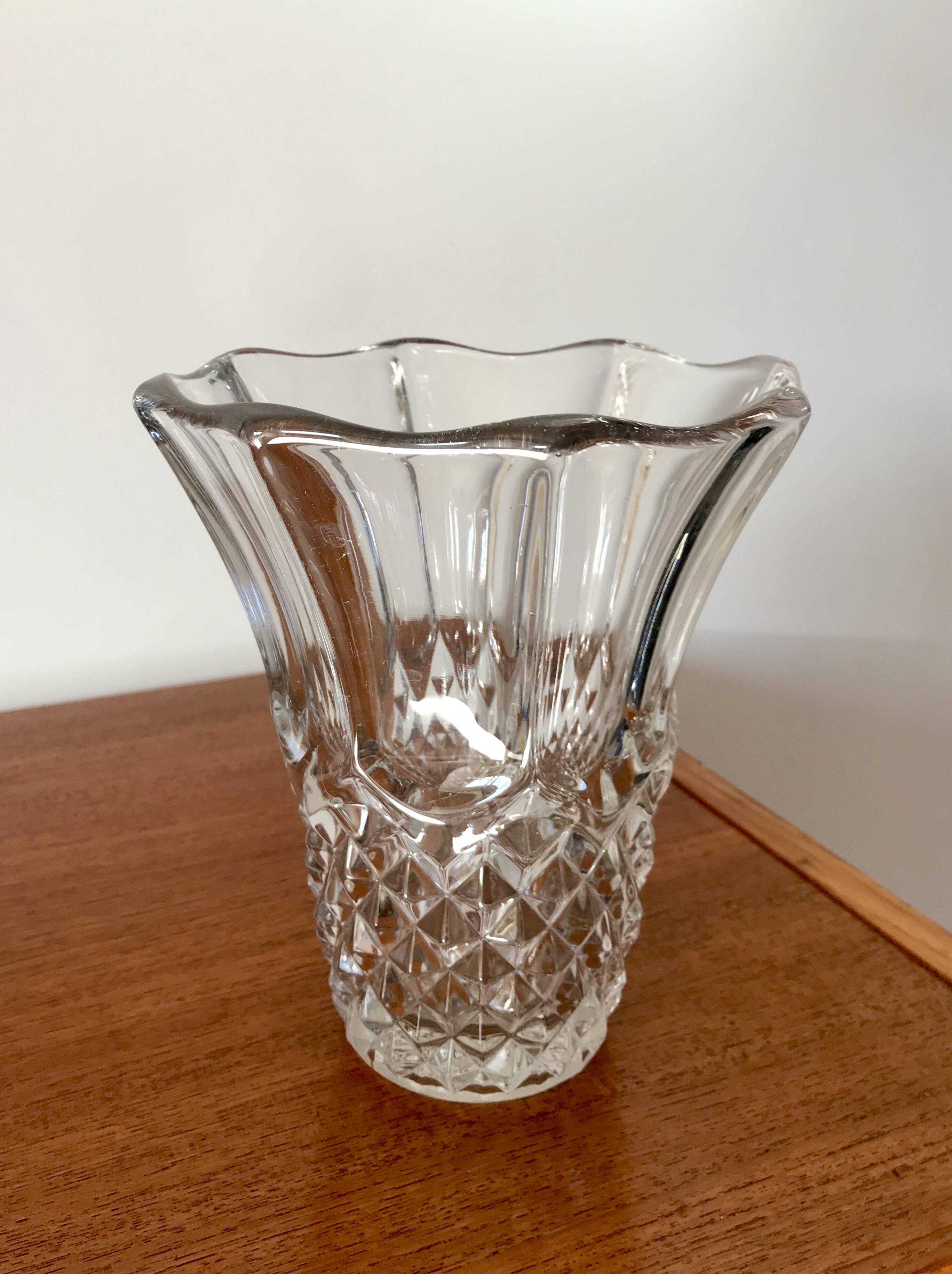 Vase évasé art déco années 30