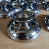 7 coupes à glace anciennes en inox