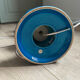 Vintage blue ceramic lamp