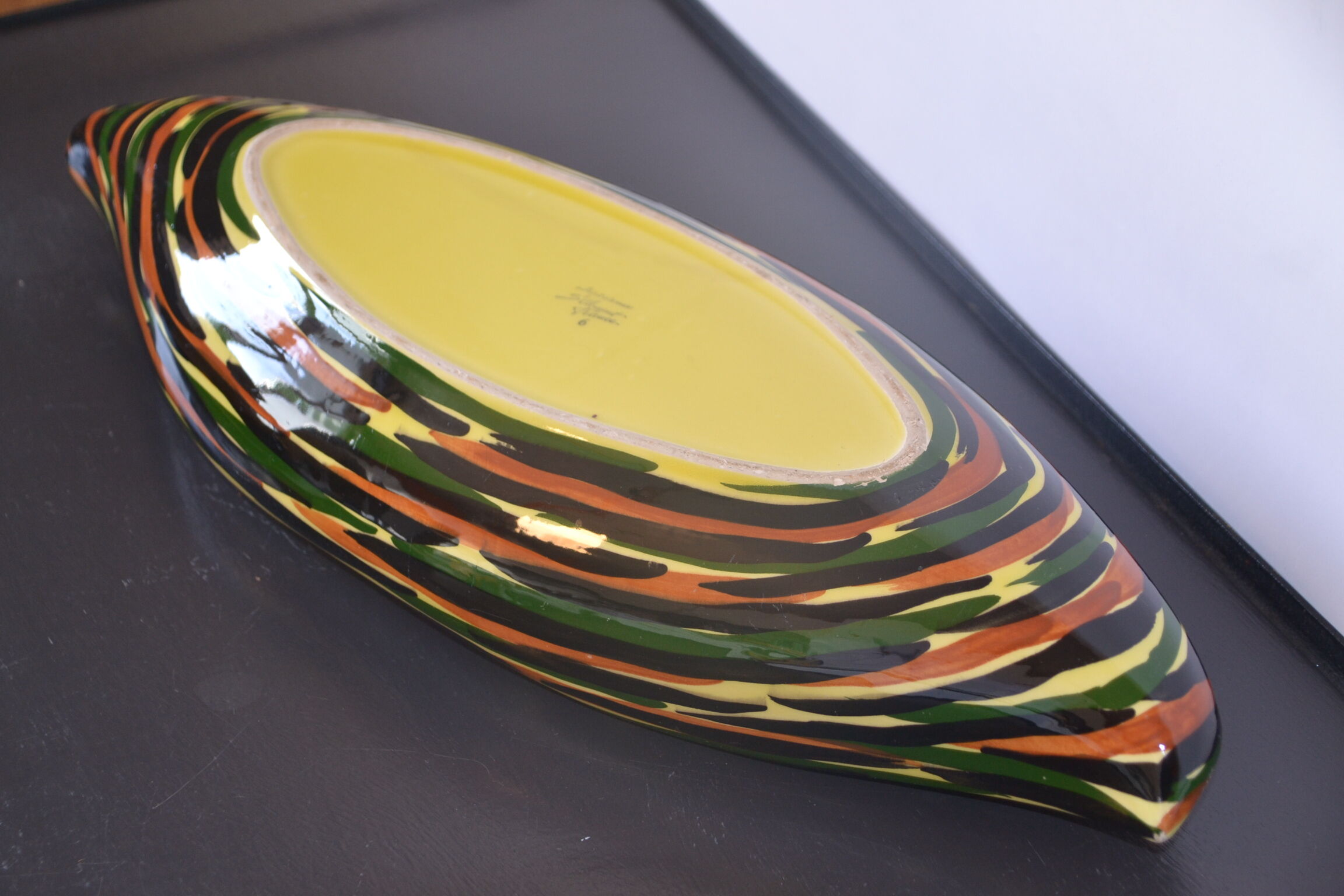 Cut fruit canoe Saint Clement years 50/60