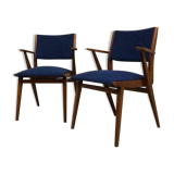 Two mid century armchairs
