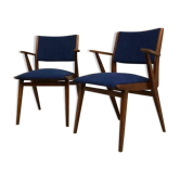 Two mid century armchairs