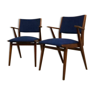 Two mid century armchairs