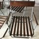 Lot de 4 chaises de camping vintage