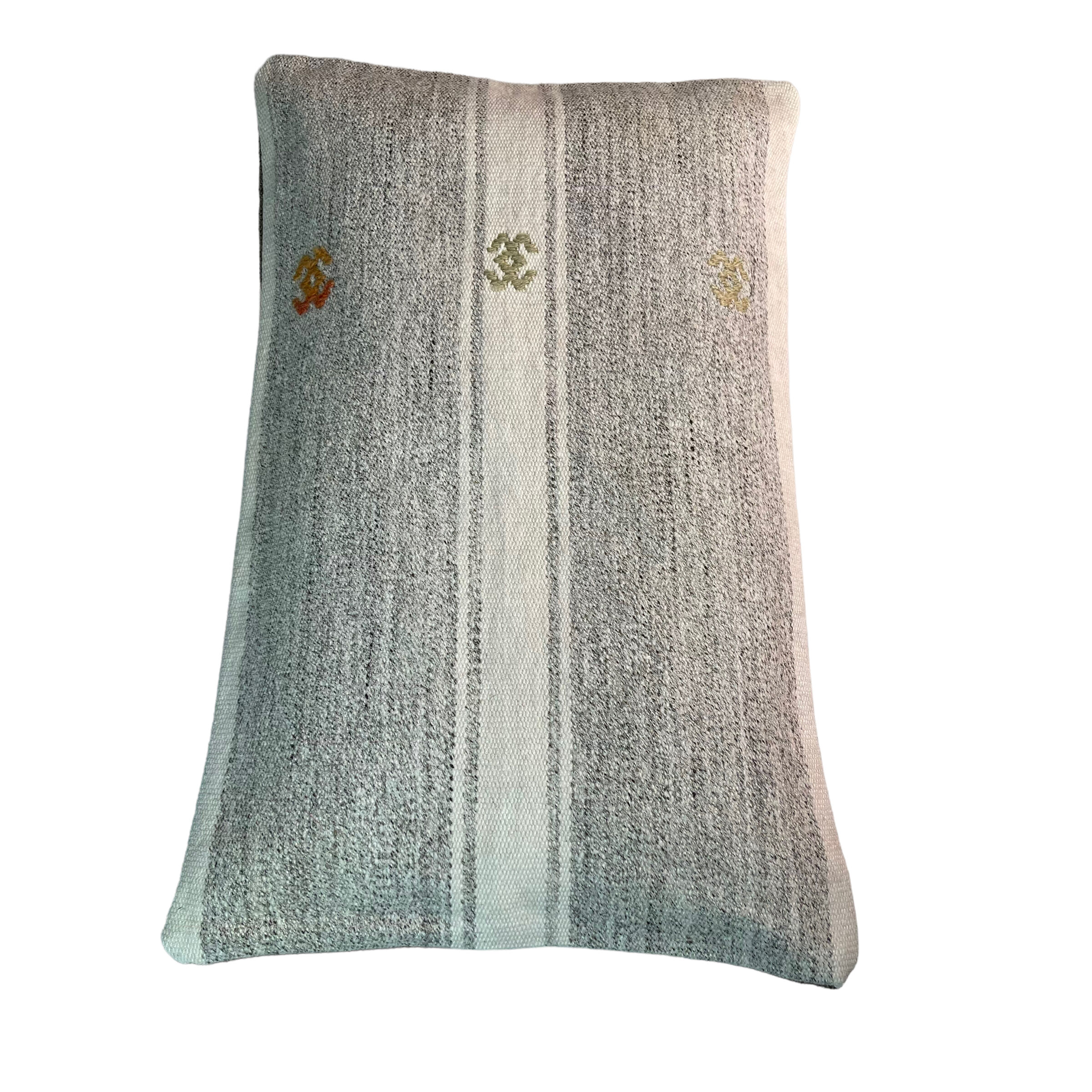 Vintage turkish handmade cushion cover , 30 x 50 cm