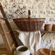 Large vintage harvest basket