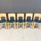 Model 66 dining chairs by Alvar Aalto for Artek, 1960s