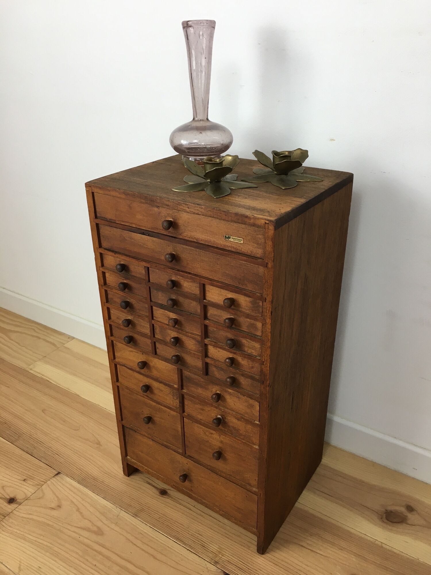 Watchmaking furniture, Manu France layette with drawers