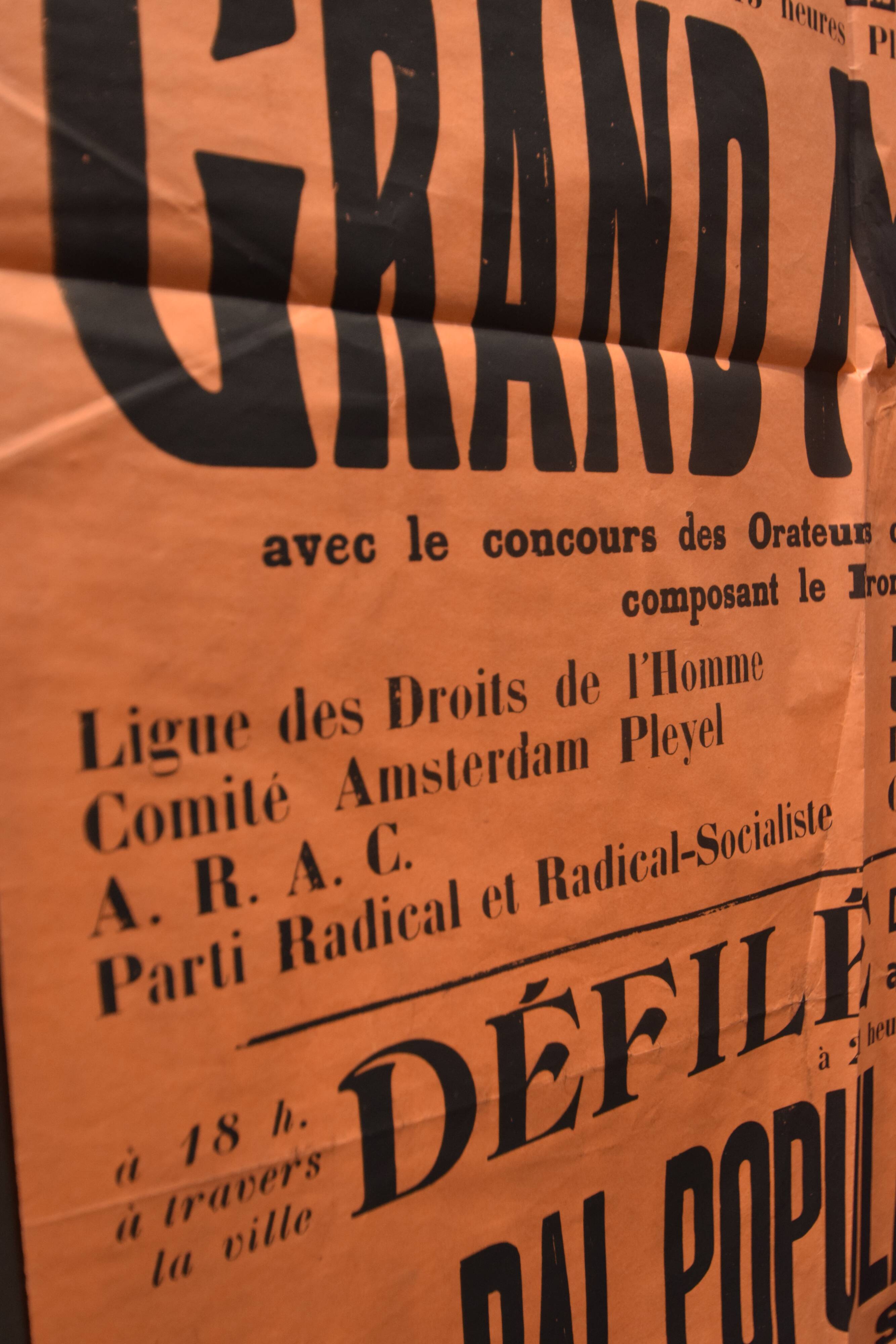 Poster "Great Festival of the People's Gathering" - Cadillac - 1936