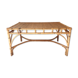 Rattan dining table