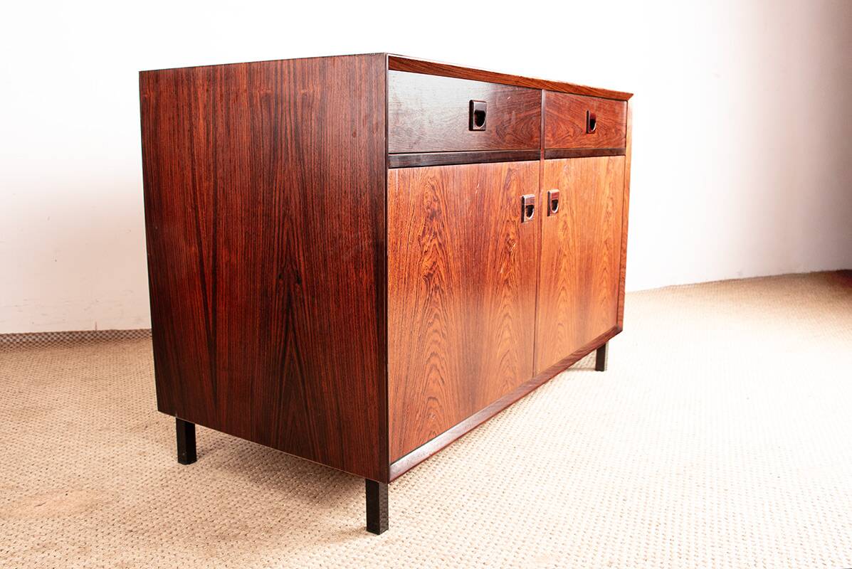 Buffet or small Scandinavian sideboard in rosewood by Erik Brouer 1960.
