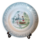Plat creux barbotine céramiques du nord