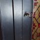Vintage painted wooden bookshelf