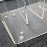 Vintage Plexiglass phono ,record trolley or side table