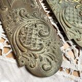 Antique brass cleanliness plates