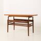 Table élévatrice vintage en teck, attribuée à Kai Kristiansen, années 1960