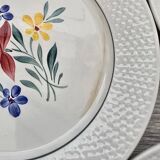 4 Fabiola Digoin Sarreguemines dinner plates