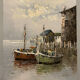 Painting, marine signed W. Jones