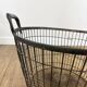 Old metal harvest basket