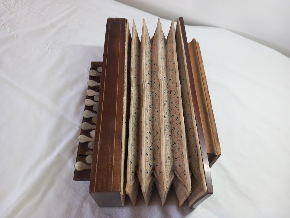 Romantic antique accordion