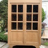 Parisian glass cabinet from La Samaritaine, 1960