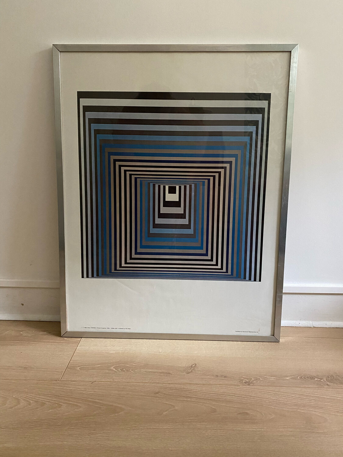 Poster Victor Vasarely art print Shorewood New York framed