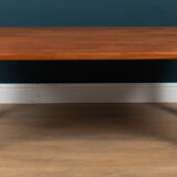 Restored Danish Solid Teak 1960s Retro Coffee Table