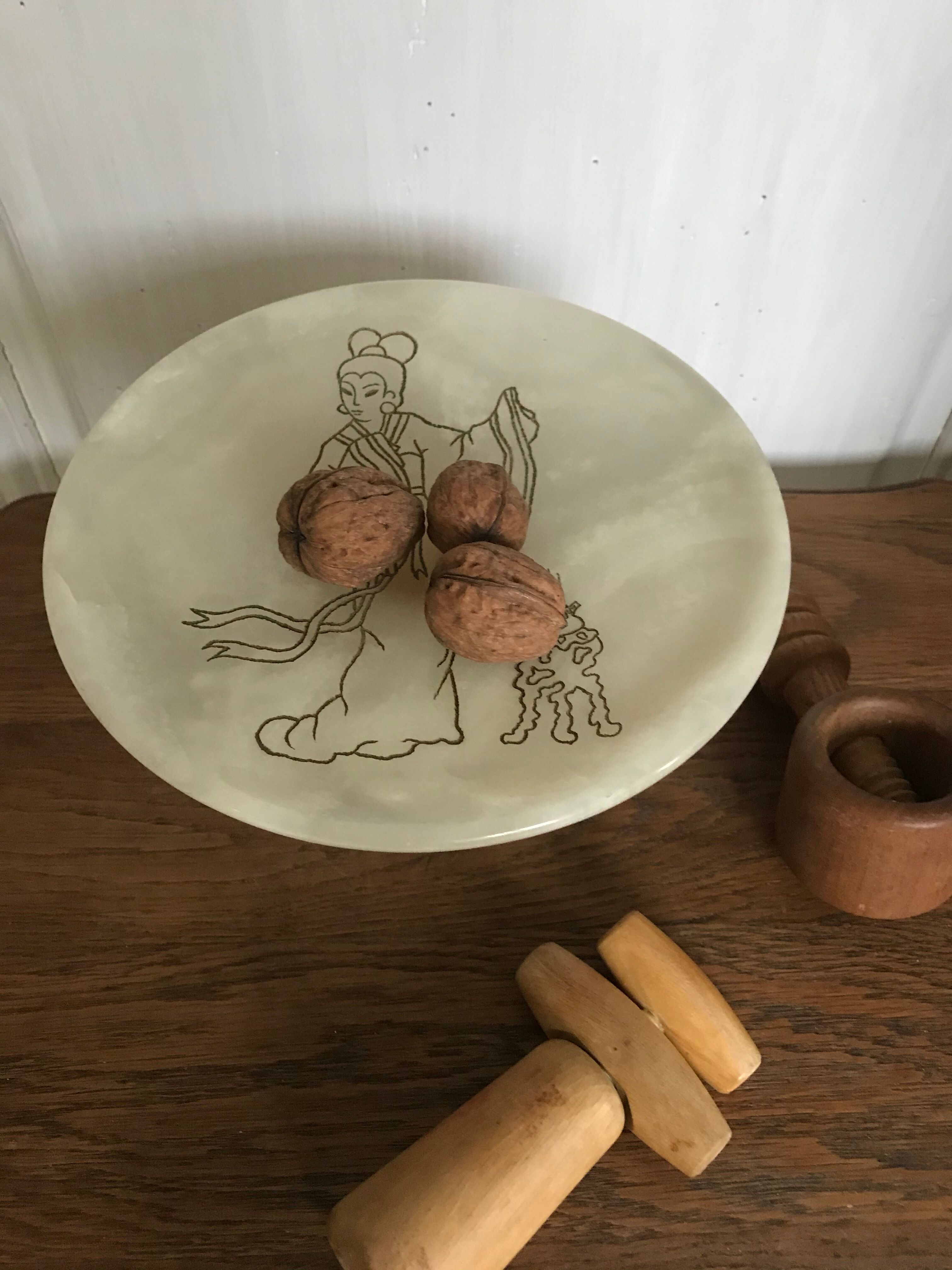 Vintage onyx dish