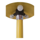 Vintage yellow mushroom lamp