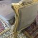 Louis XV-style double cathedral seat/ chair