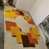 Seventies wool carpet made in Holland 300x200 cm