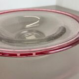 German 2,2kg Glass Bowl by Karl Wiedmann for WMF, 1960s Baushaus Art Deco