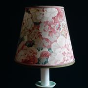 Vintage Kotska foot lamp and English floral fabric lampshade