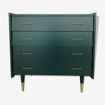 Dark green vintage dresser