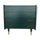 Dark green vintage dresser