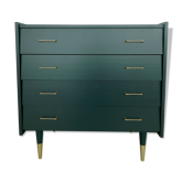 Dark green vintage dresser