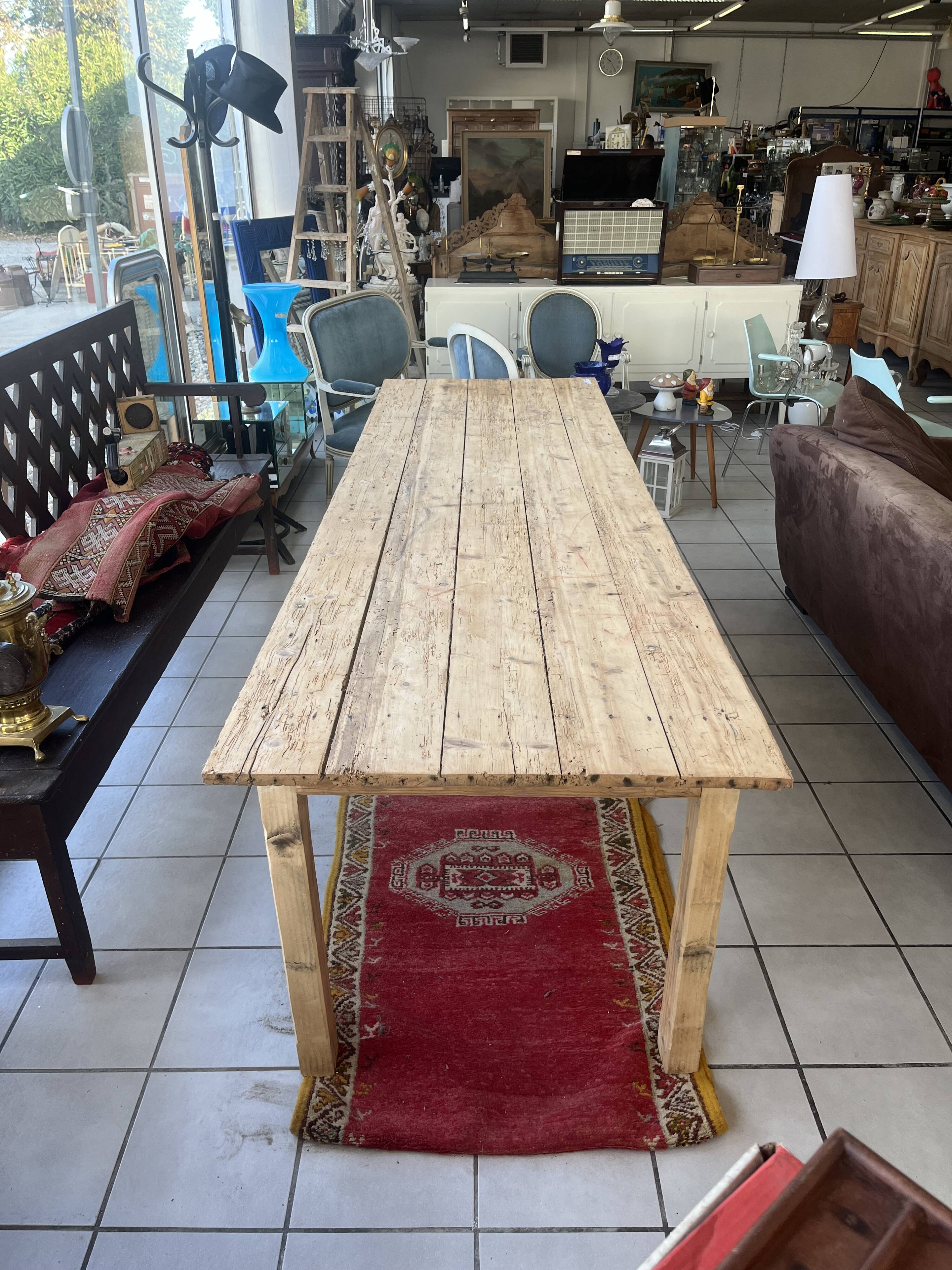 Table ferme decapé