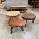Set de 3 tables basses brutalistes