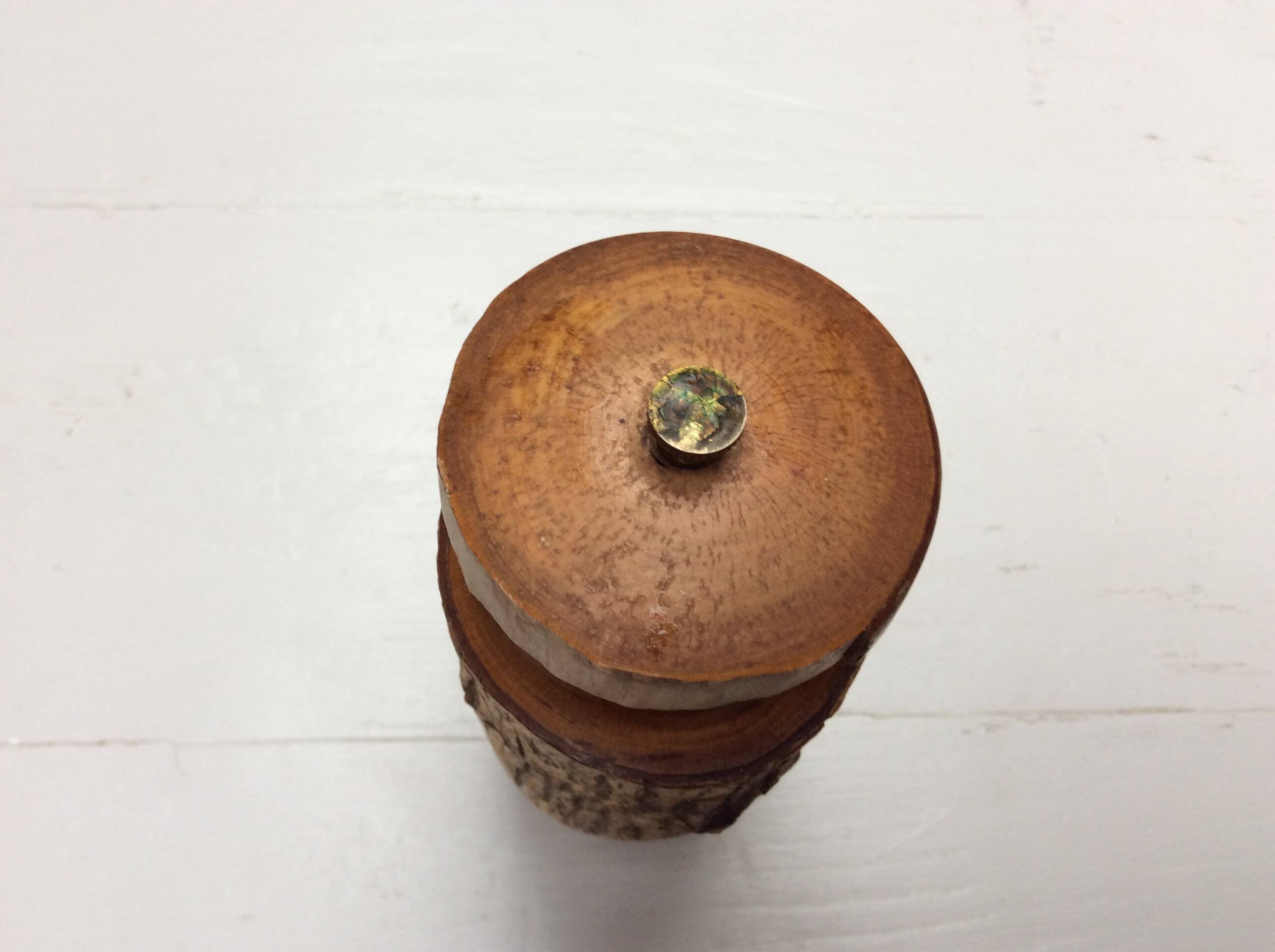 Wooden pepper pot