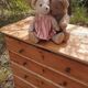 4-drawer pine chest of drawers