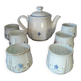 Vintage ceramic coffee set coffee maker with 6 cups