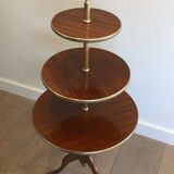 Neoclassical round table with triple tiers