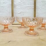Set 4 Rosaline ice cream cups