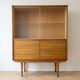 1960s wooden display cabinet