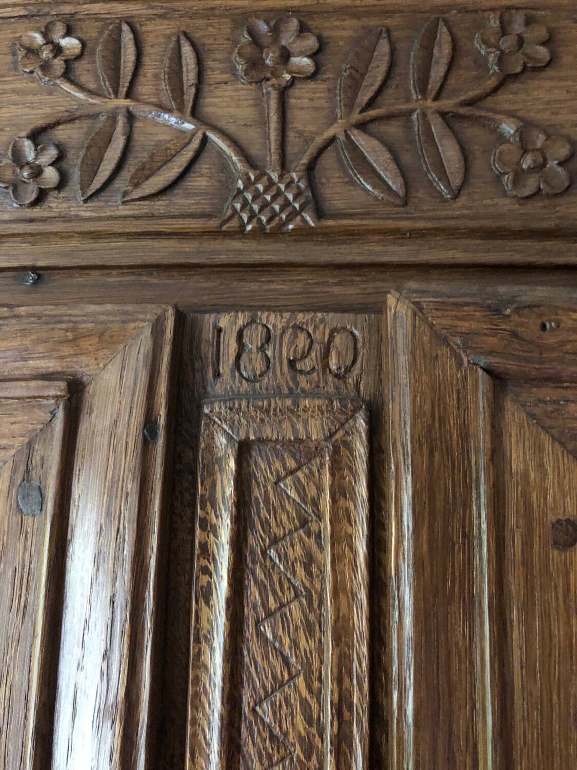 Solid oak wedding wardrobe